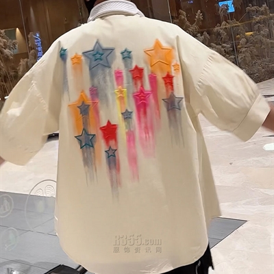 市场上装-衬衫-微潮衬衫