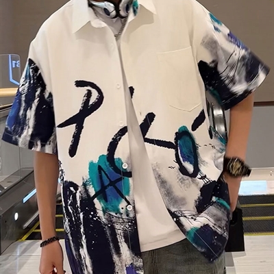 市场上装-衬衫-微潮衬衫