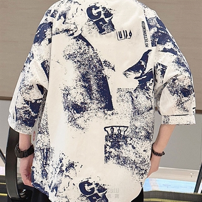 市场上装-衬衫-微潮衬衫