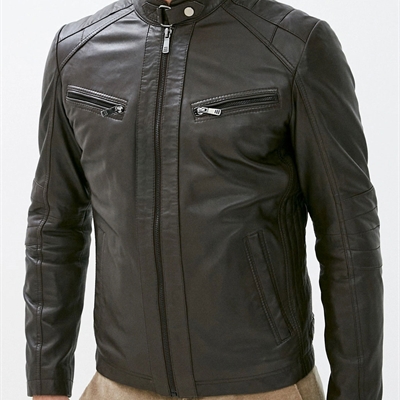 市场上装-皮衣-商务皮衣