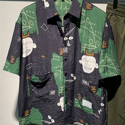 市场上装-衬衫-微潮衬衫