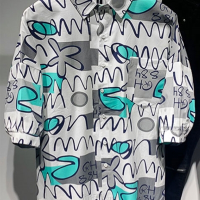 市场上装-衬衫-微潮衬衫