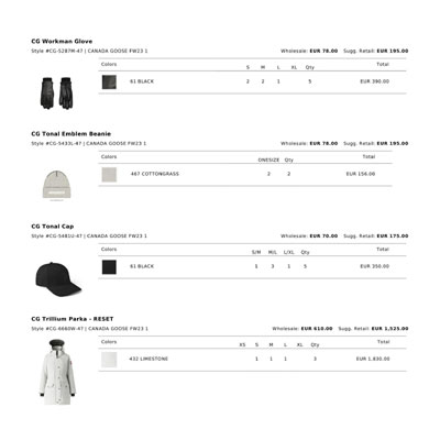2023秋冬_Canada Goose _服装_ 欧洲大牌资料