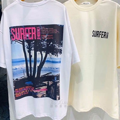 市场上装-T恤-休闲T恤