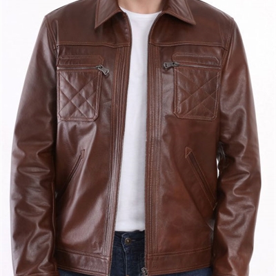 市场上装-皮衣-商务皮衣