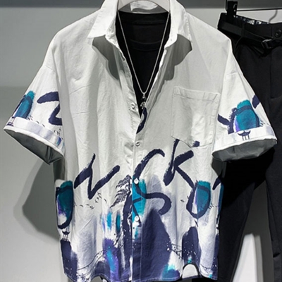 市场上装-衬衫-微潮衬衫