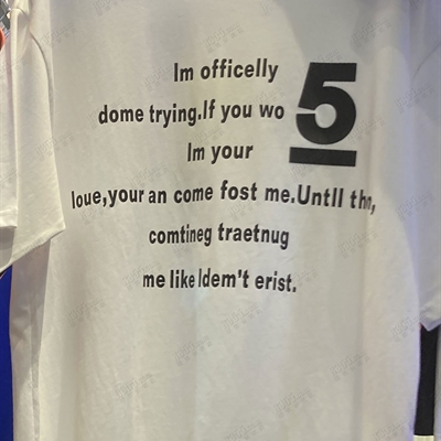 市场上装-T恤-休闲T恤【实拍】