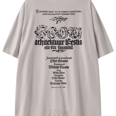 市场上装-T恤-电商T恤