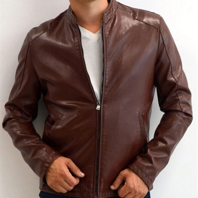 市场上装-皮衣-商务皮衣