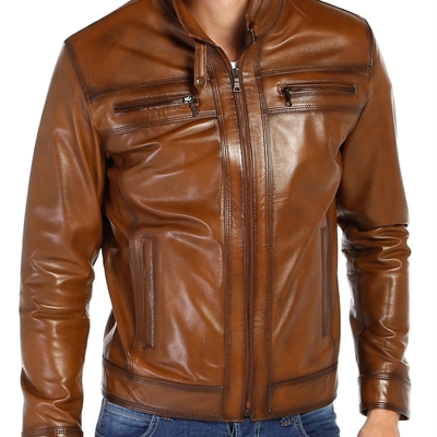 市场上装-皮衣-商务皮衣