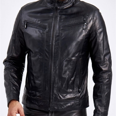 市场上装-皮衣-商务皮衣