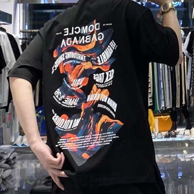 市场上装-T恤-微潮T恤