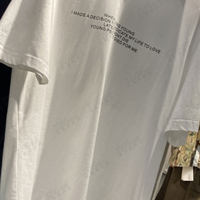 市场上装-T恤-休闲T恤【实拍】