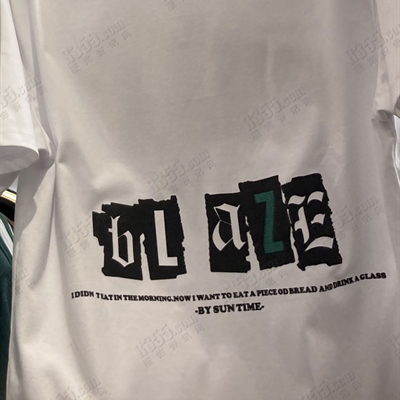 市场上装-T恤-休闲T恤【实拍】