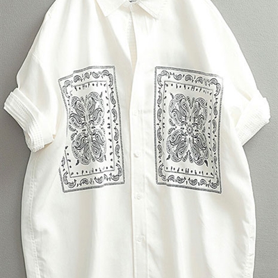 市场上装-衬衫-休闲衬衫