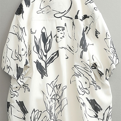 市场上装-衬衫-微潮衬衫