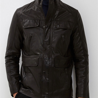 市场上装-皮衣-商务皮衣