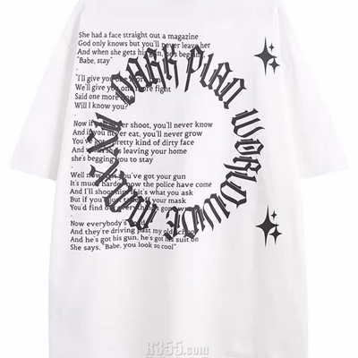 市场上装-T恤-电商T恤