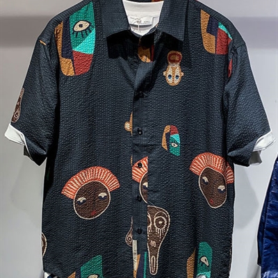 市场上装-衬衫-微潮衬衫