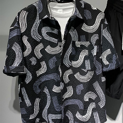 市场上装-衬衫-微潮衬衫