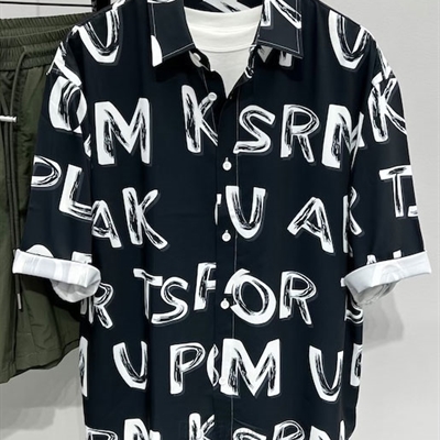 市场上装-衬衫-微潮衬衫