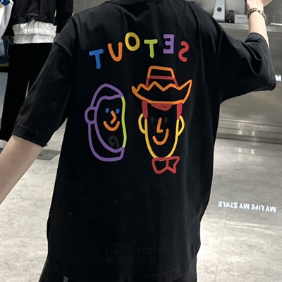 市场上装-T恤-微潮T恤