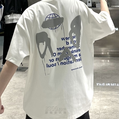 市场上装-T恤-微潮T恤