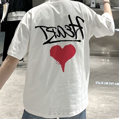 市场上装-T恤-微潮T恤