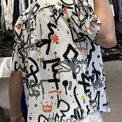 市场上装-衬衫-微潮衬衫