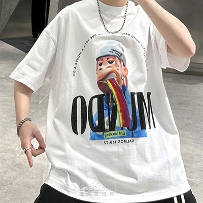 市场上装-T恤-微潮T恤