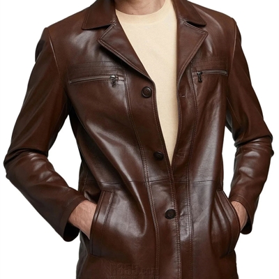 市场上装-皮衣-商务皮衣