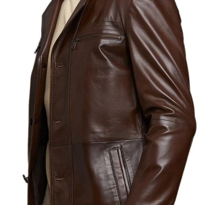 市场上装-皮衣-商务皮衣