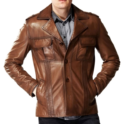 市场上装-皮衣-商务皮衣