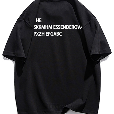 市场上装-T恤-电商T恤