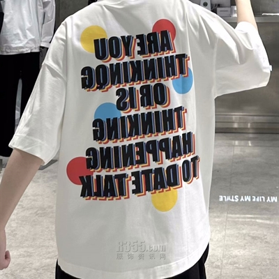 市场上装-T恤-微潮T恤