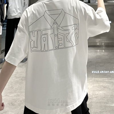 市场上装-T恤-微潮T恤