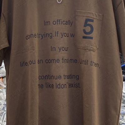 市场上装-T恤-休闲T恤【实拍】