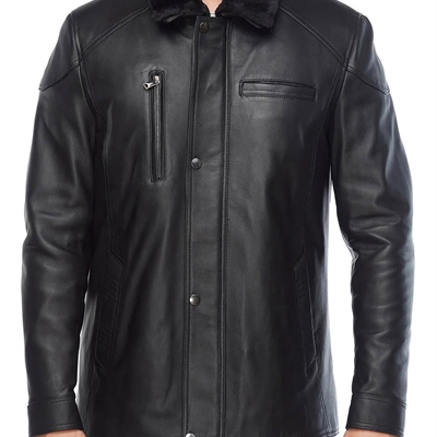 市场上装-皮衣-商务皮衣