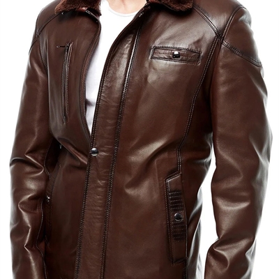 市场上装-皮衣-商务皮衣