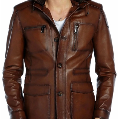 市场上装-皮衣-商务皮衣