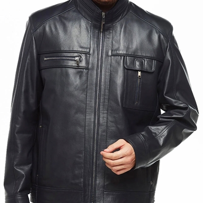 市场上装-皮衣-商务皮衣