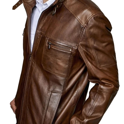 市场上装-皮衣-商务皮衣