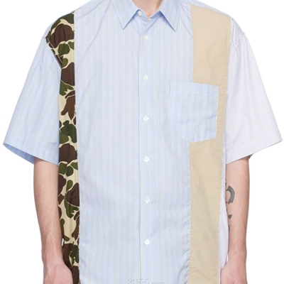 设计师品牌-短袖-微潮衬衫【comme des garcons homme】