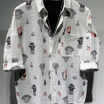 市场上装-衬衫-休闲衬衫