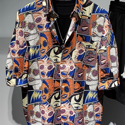 市场上装-衬衫-休闲衬衫