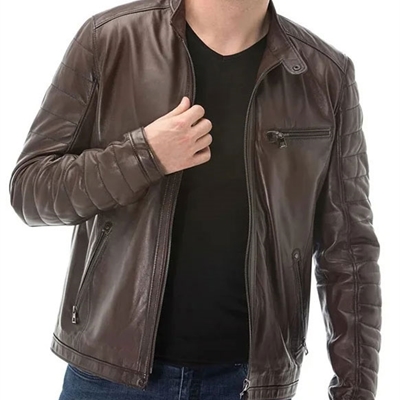 市场上装-皮衣-商务皮衣