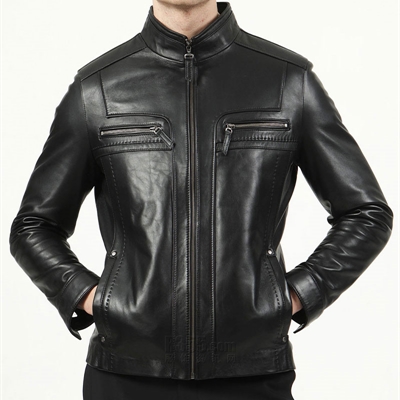 市场上装-皮衣-商务皮衣