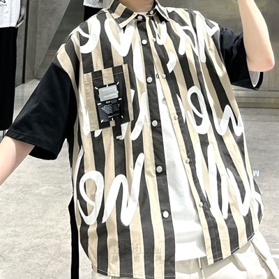 市场上装-衬衫-微潮衬衫
