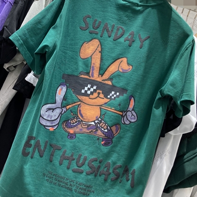 市场上装-T恤-休闲T恤【实拍】