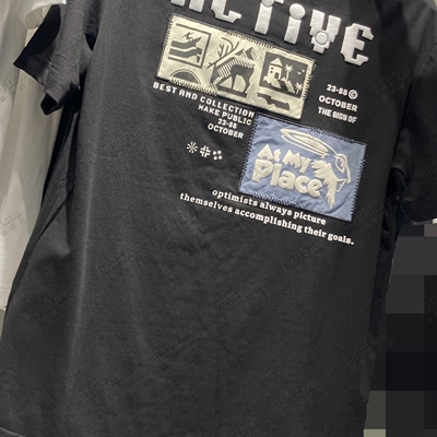 市场上装-T恤-休闲T恤【实拍】